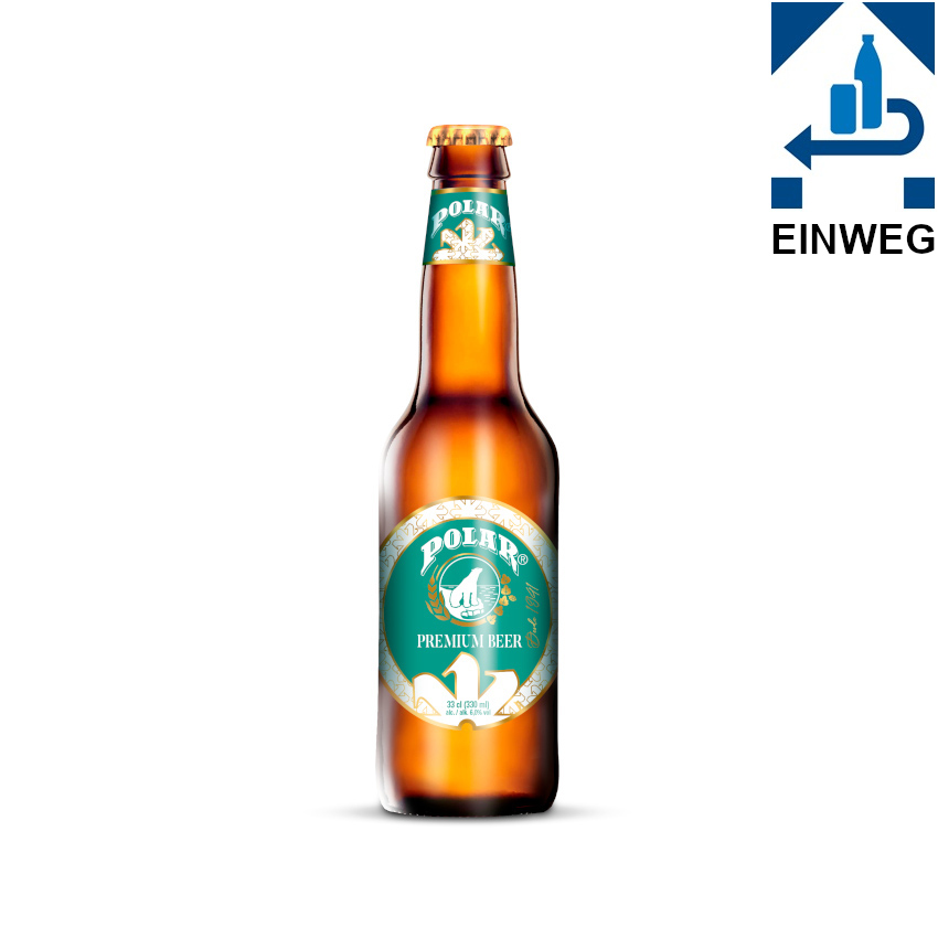 POLAR Premium Bier nach Pilsner Art - Cerveza Tipo Pilsen, 330ml, 6% vol. --DPG--