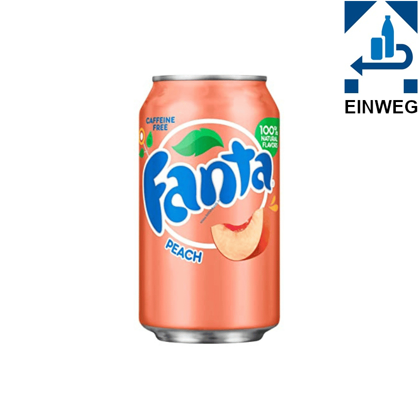 FANTA Peach / Pfirsich, Dose 355ml --DPG--