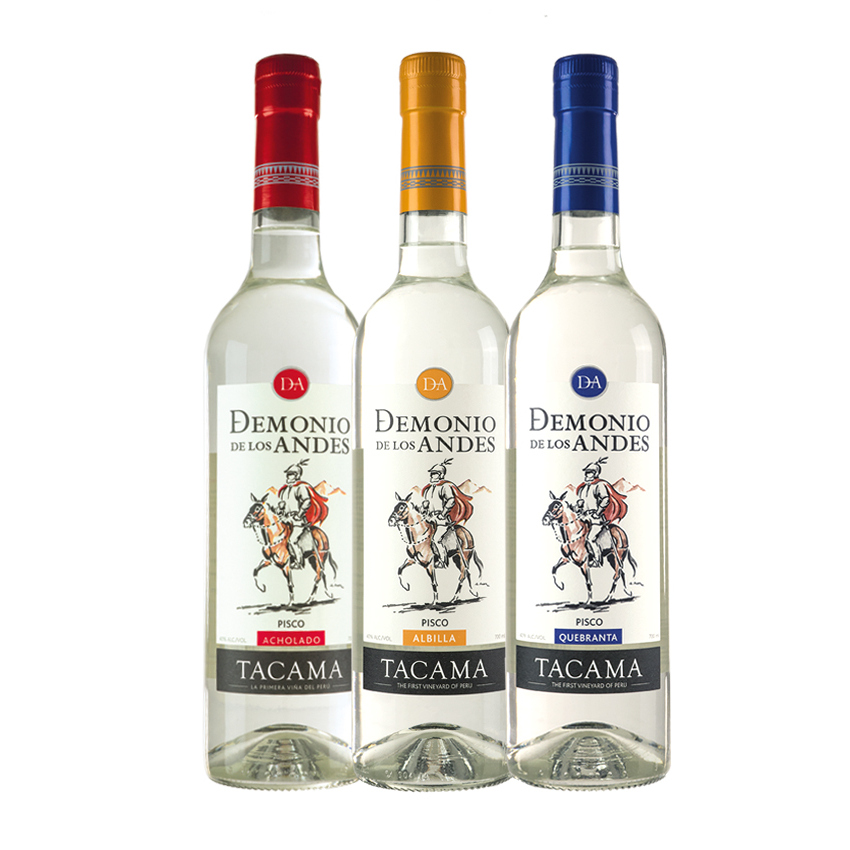 TACAMA Pisco Sour - Geschenk-Set- Entdecker Pisco Set de Regalo 