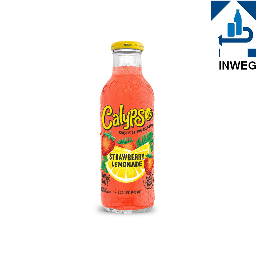 CALYPSO Strawberry Lemonade - Erdbeer-Zitronenlimonade, 473ml --DPG--