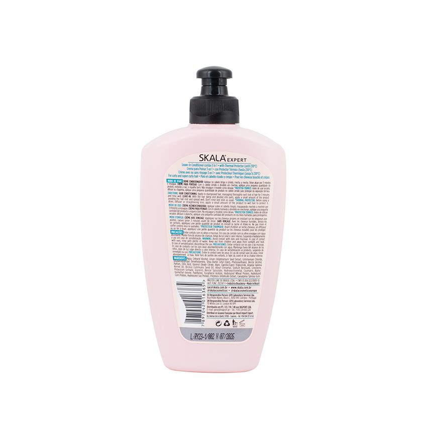 SKALA Expert Crespo Divino - 3-in-1 Leave-In Conditioner - Creme para Pentear 3 em 1, 250g