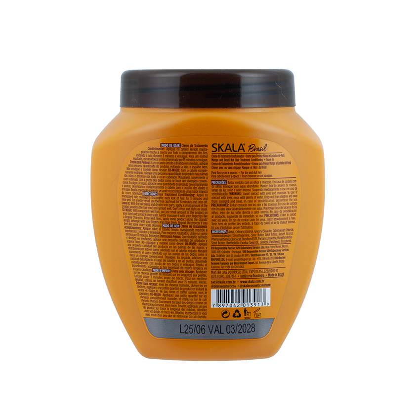 SKALA Brasil Creme de Tratamento Manga e Castanha do Pará, 1kg
