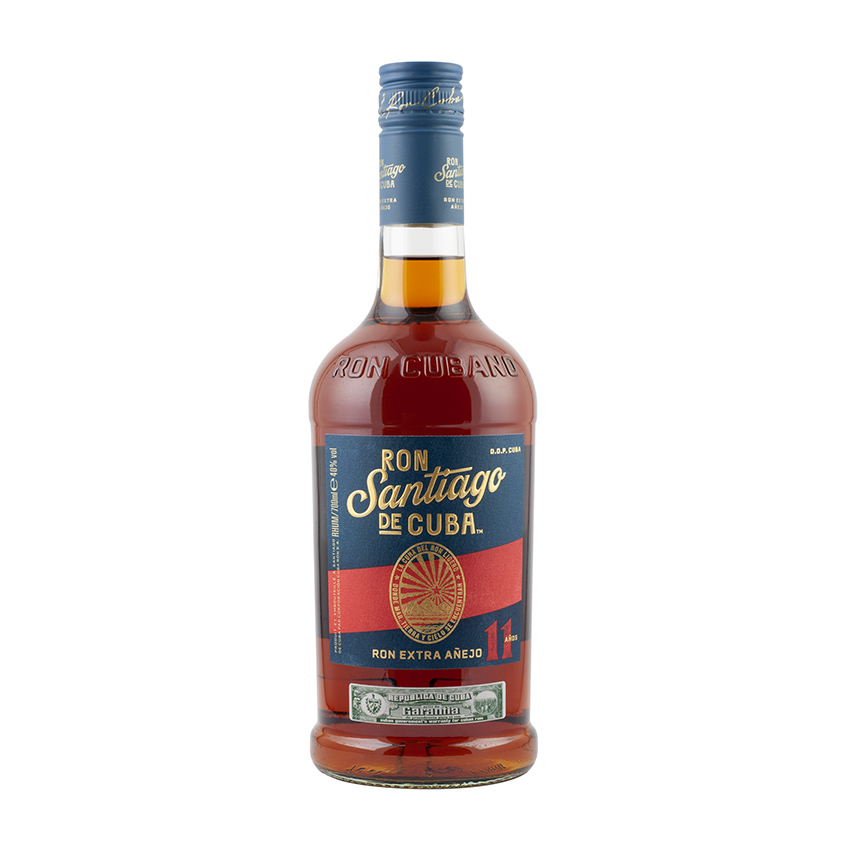 RON SANTIAGO DE CUBA Extra Añejo 11 Años - Brauner Rum, 700ml, 40% vol.