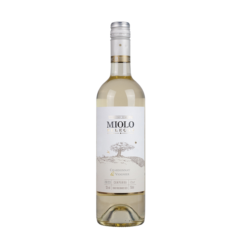 MIOLO  Chardonnay/Viognier Seleção - brasilianischer Weißwein, 750ml, 12% vol