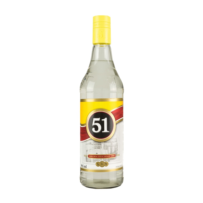 PIRASSUNUNGA 51 - Zuckerrohrschnaps - Cachaça 51 700ml 39% vol