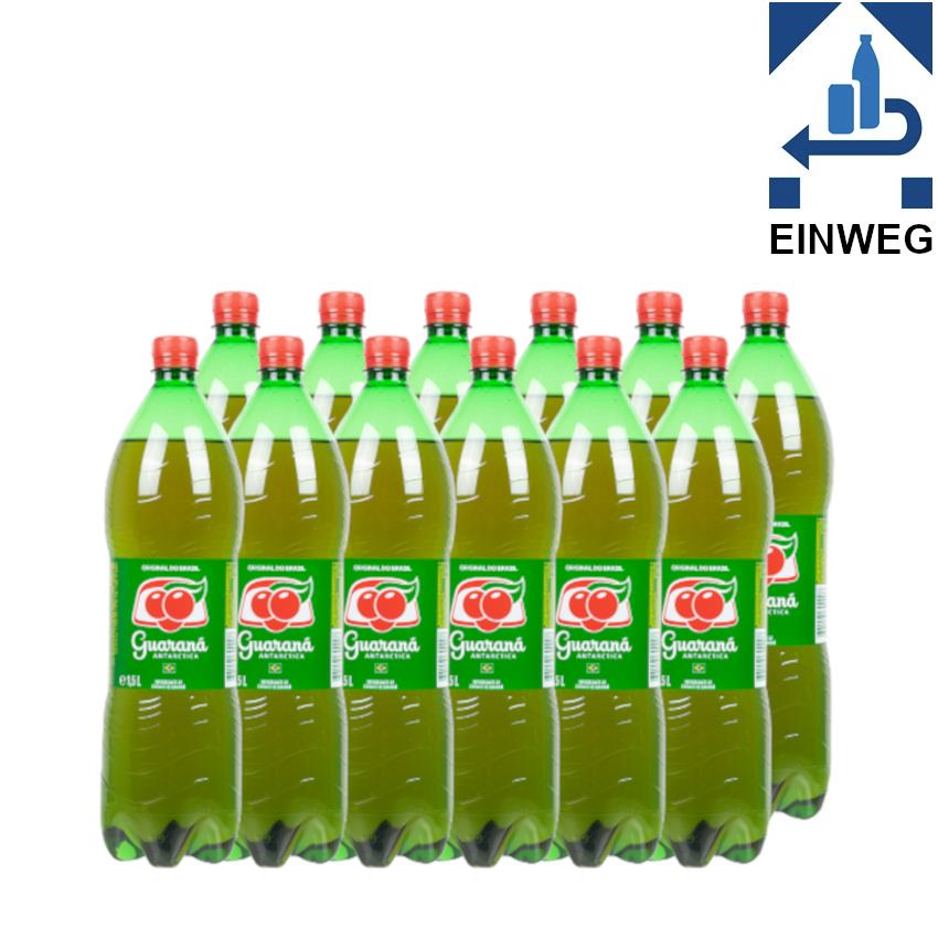 GUARANA ANTARCTICA Limonade-12er Sparpack- -DPG- Refrigerante de Guaraná 12x1,5L