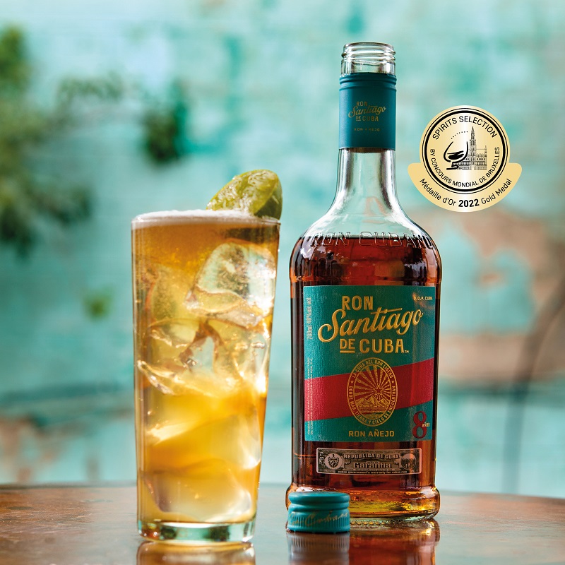 RON SANTIAGO DE CUBA Añejo 8 Años - Brauner Rum, 700ml, 40% vol.