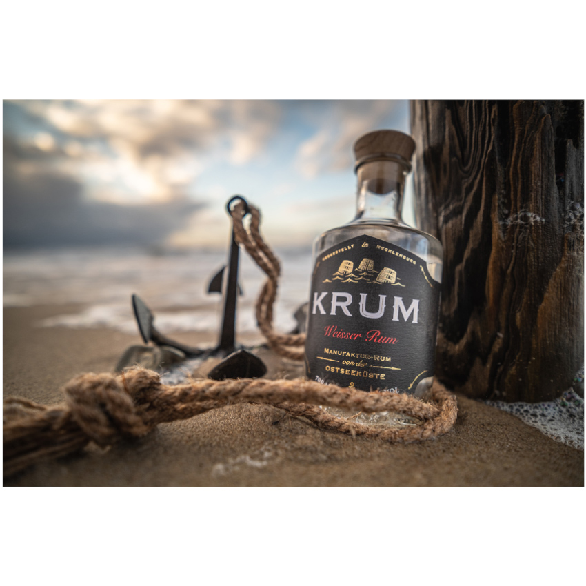KRUM Weisser Rum, 46% vol., 700ml