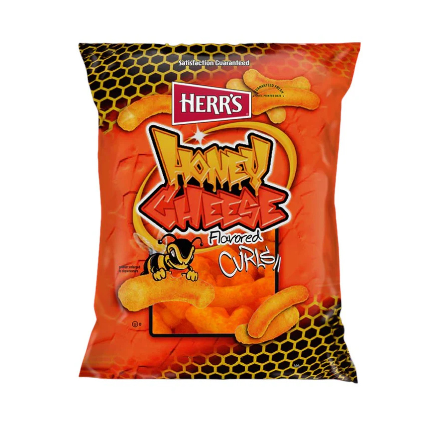 HERR´S Honey Cheese Curls - Honig-Käseflips, 28g