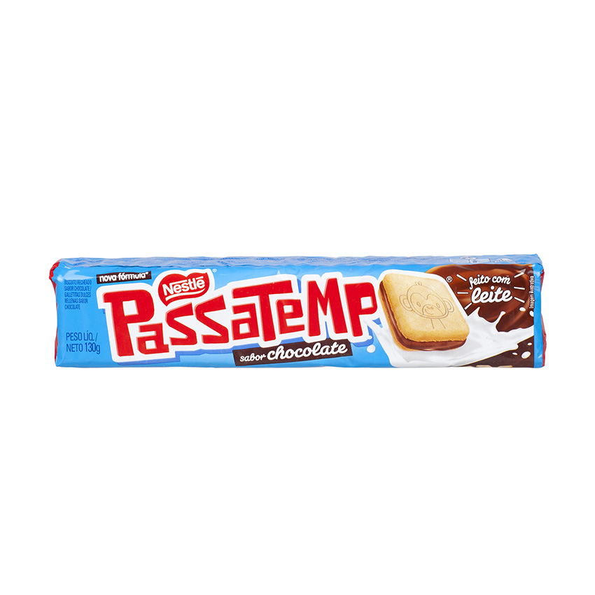 NESTLÉ Schoko Doppelkeks Passatempo Recheado  Chocolate 130g
