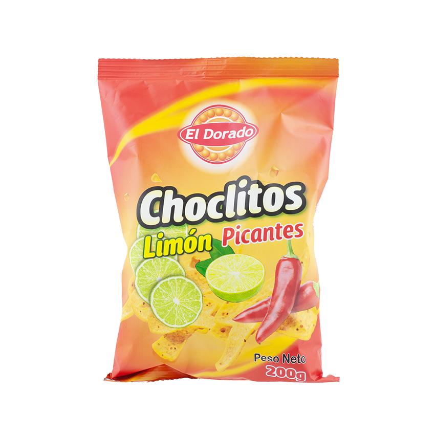 EL DORADO Choclitos Picante - Tortilla Chips with Chili/Lemon Flavor, 200g