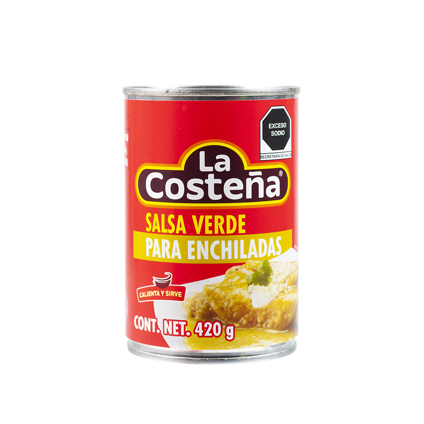 LA COSTEÑA Grüne Soße für Enchiladas - Salsa Verde para Enchiladas, 420g