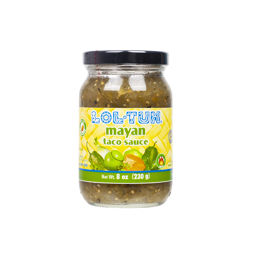 LOL-TUN Grüne Maya Taquera-Chilisauce - Salsa Maya Taquera Verde, 230g