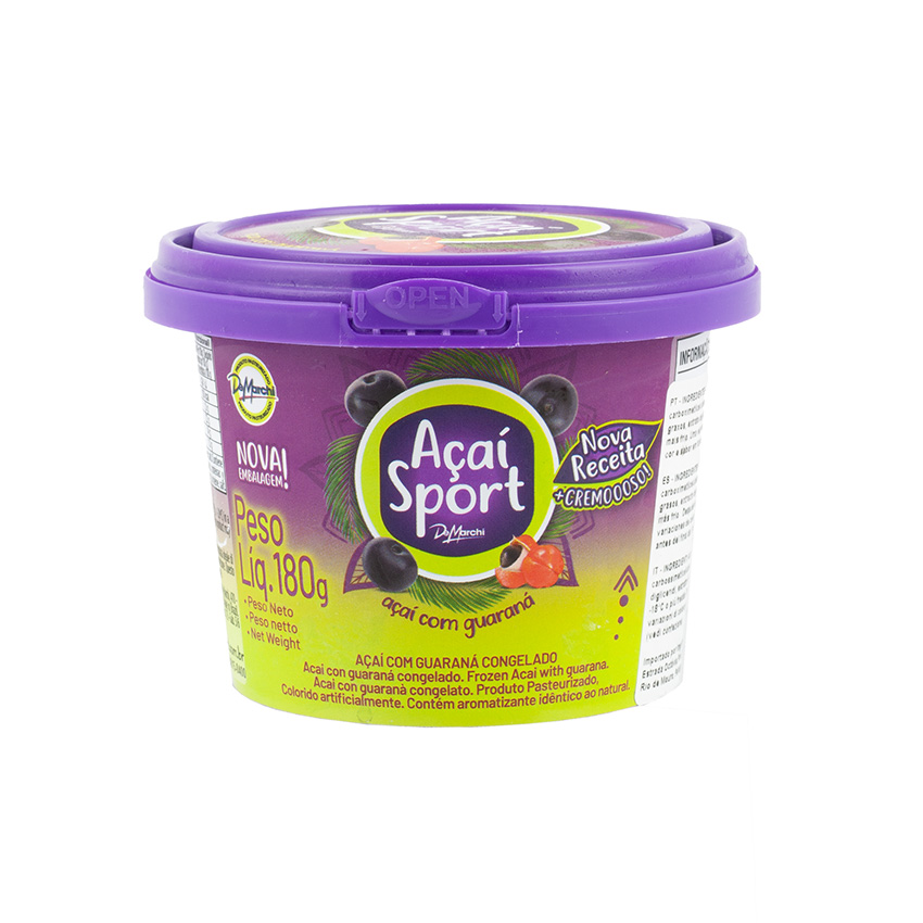DEMARCHI Açaí Sport - Frozen Açaí + Guaraná, 180g