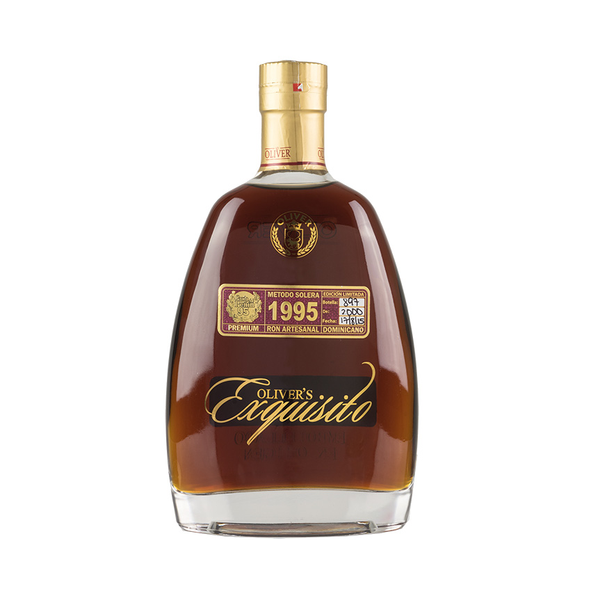 EXQUISITO 1995 - Brauner Solera-Rum, 12+ Jahre - Ron Solera Artesanal, 12+ Años, 700ml, 40% vol