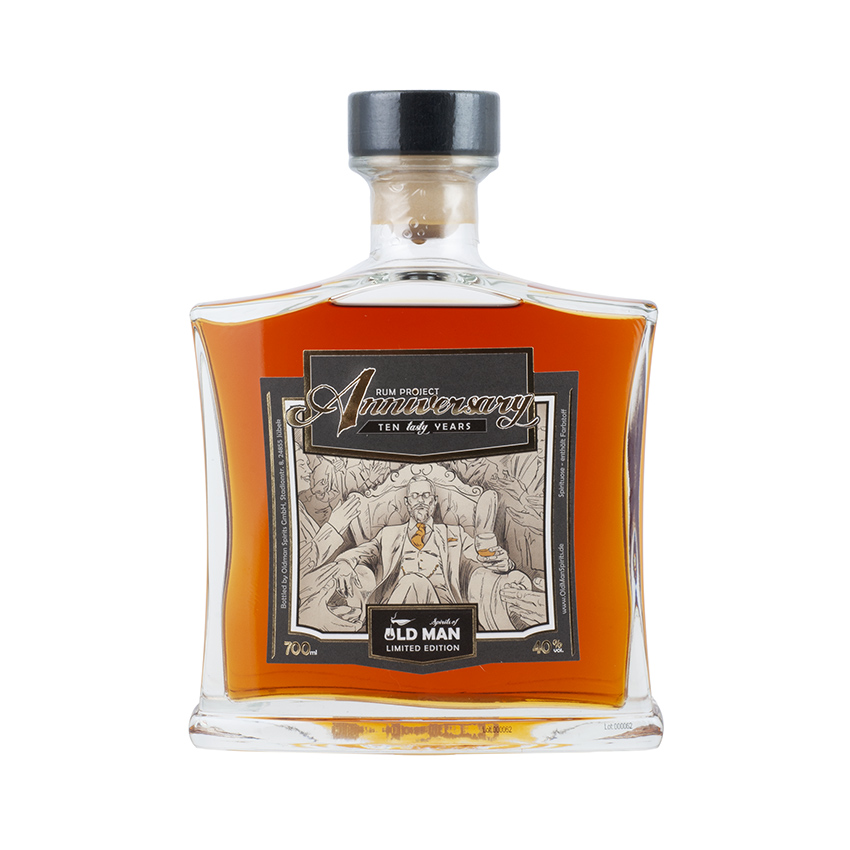 OLD MAN SPIRITS Project Anniversary - Ten Tasty Years, Brauner Rum, 700ml, 40% vol.