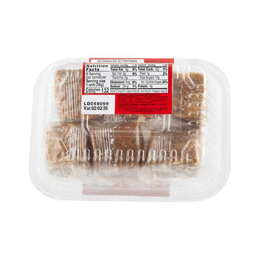 DACOLONIA Erdnussriegel mit Kondensmilch - Pé de Moça, 190g