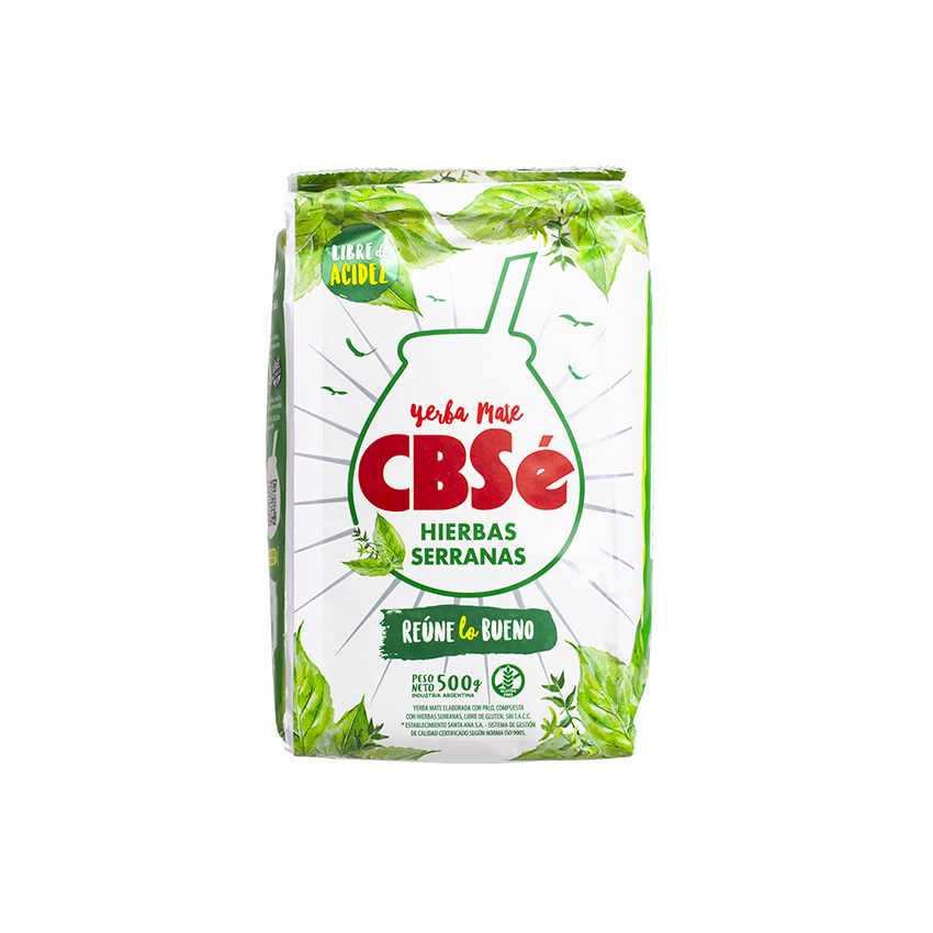 CBSE Mate-Tee mit Bergkräutern Yerba Mate Hierbas Serranas 500g