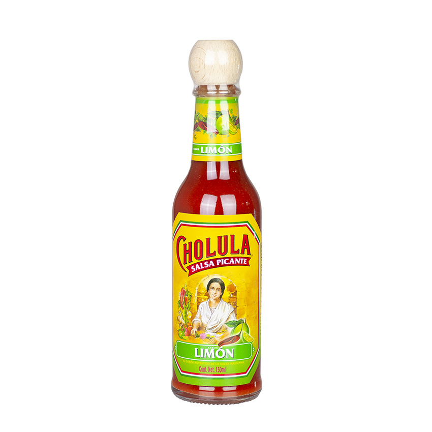 CHOLULA Chilisauce mit Limetten - Salsa Picante Chili Limón, 150ml