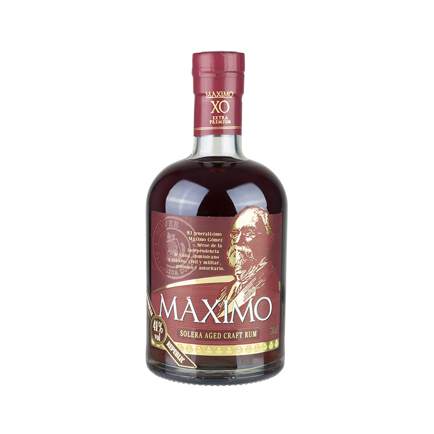 MAXIMO XO Extra Premium Brauner Rum -15 Jahre, 700ml, 41% vol