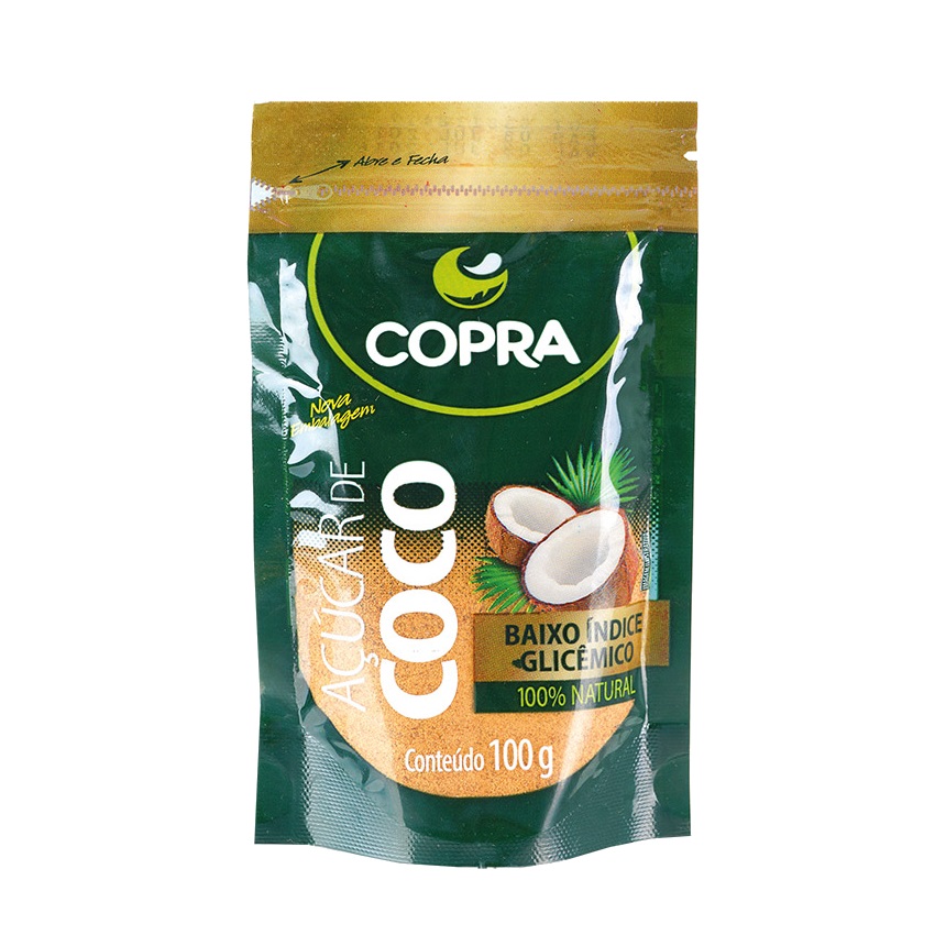 COPRA Kokosblütenzucker Açucar de Coco 100g - MHD 14.04.2024