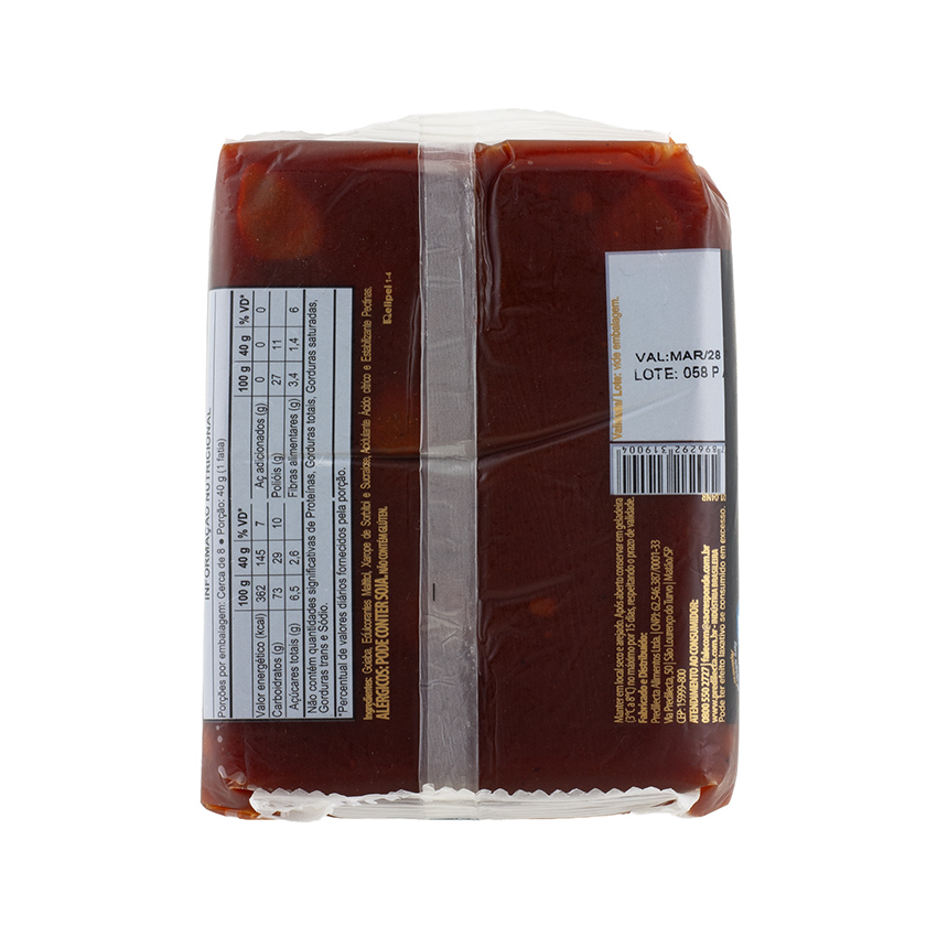 PREDILECTA Goiabada Gourmet Zero ohne Zuckerzusatz - Goiabada, Zero Adição de Açúcares, Block 300g