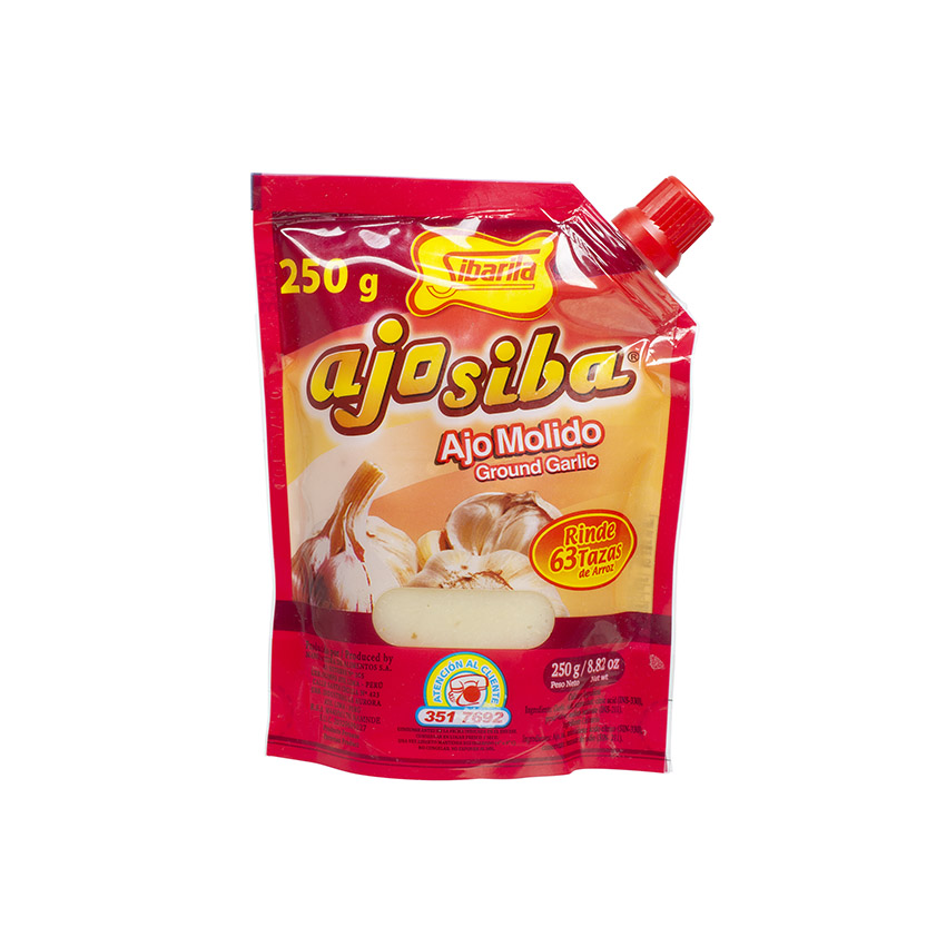 SIBARITA Pasta de Alho - Ajo Molido, 250g 