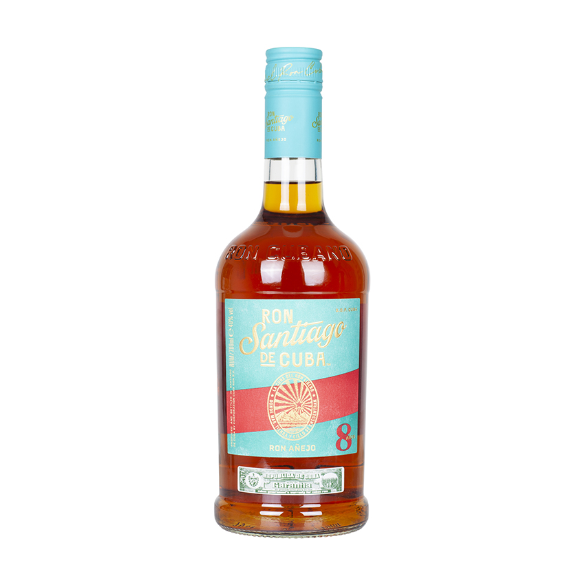 RON SANTIAGO DE CUBA Añejo 8 Años - Brauner Rum, 700ml, 40% vol.