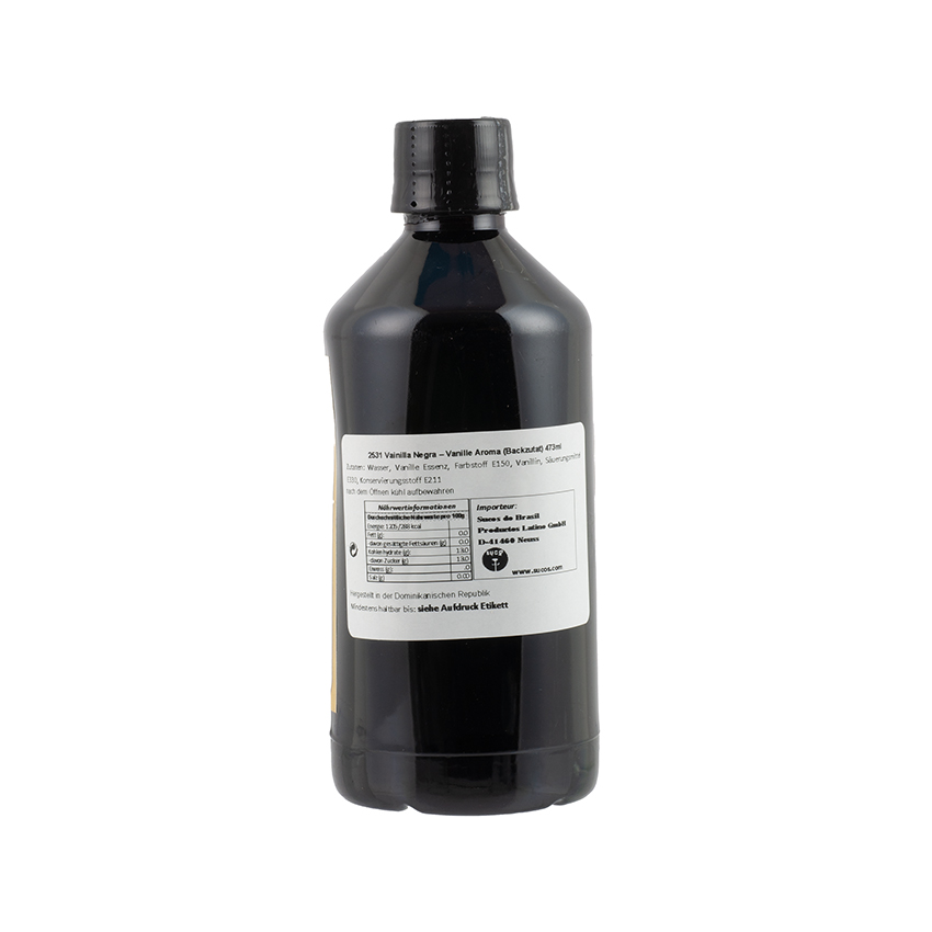 SABOR DOMINICANO Vanille-Aroma - Vainilla Negra, 473ml