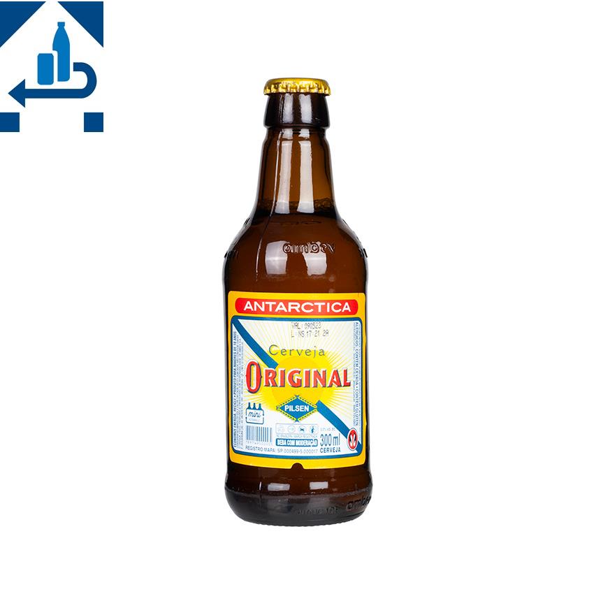ANTARCTICA ORIGINAL Bier Cerveja Pilsen -DPG- 300ml, 5% vol. - MHD 21.05.2024