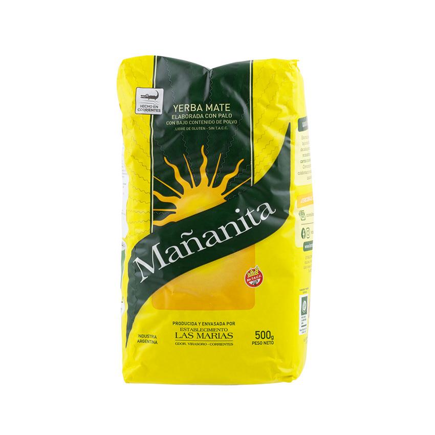 MAÑANITA Mate-Tee - Yerba Mate con Palo, 500g­