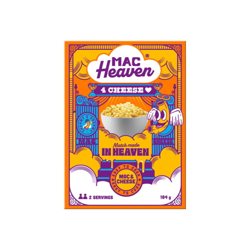 MAC HEAVEN 4 Cheese - Nudelgericht mit Vier-Käsesauce, 184g