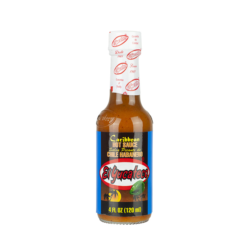 EL YUCATECO Caribbean Habanero Chili-Soße Salsa Caribbean de Chilie Habanero 120ml