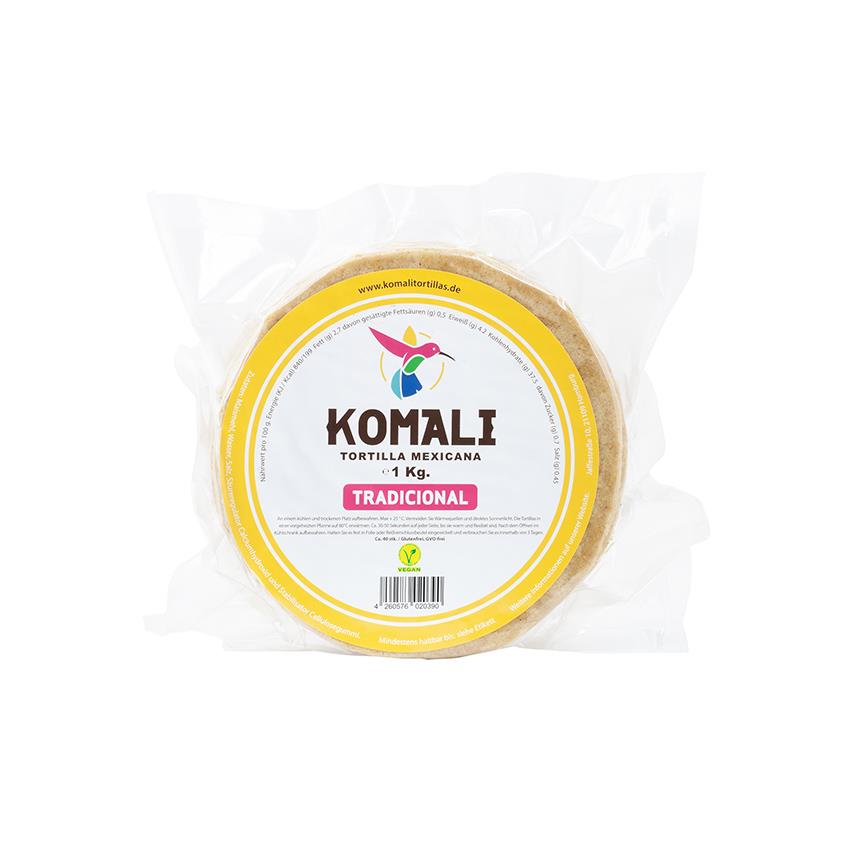 KOMALI Tortilla Mexicana Tradicional, Ø 15cm, 1kg