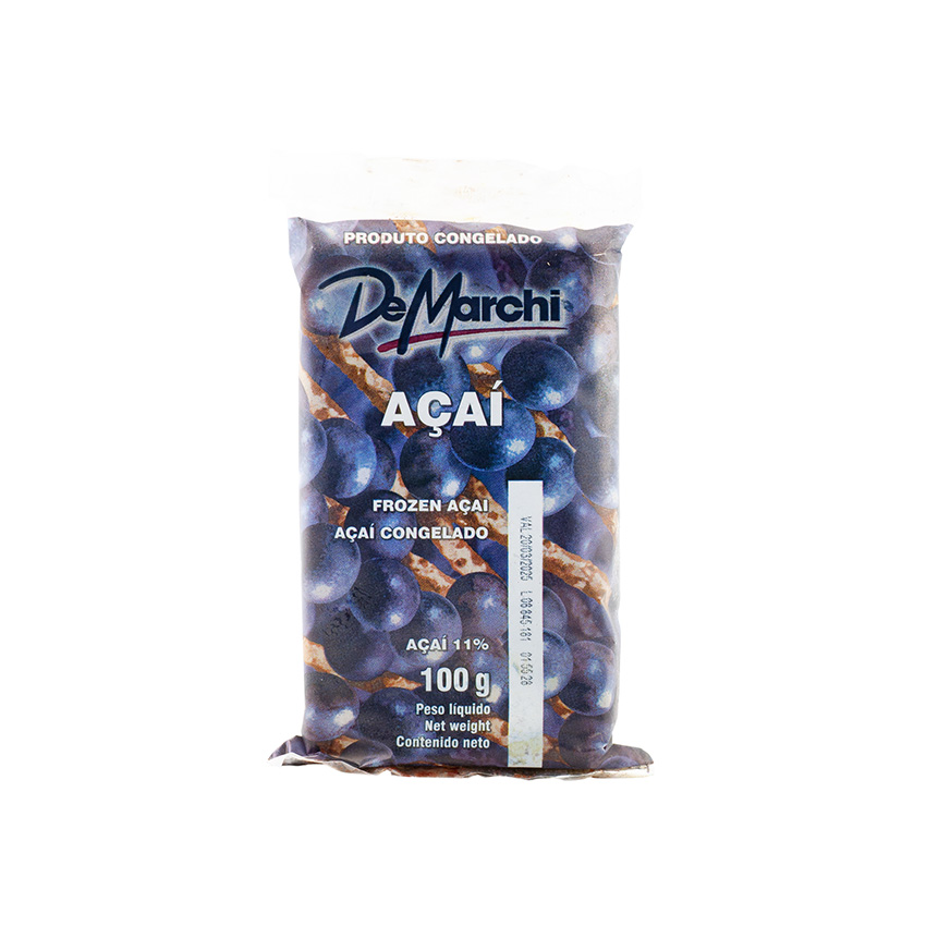 DEMARCHI Açai Fruit Pulp - Frozen - Polpa de Açaí, 1kg
