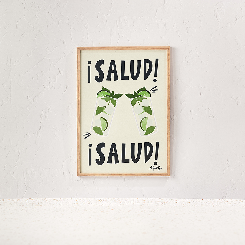 Nephthys Sammlerdruck - Salud- A3 Print