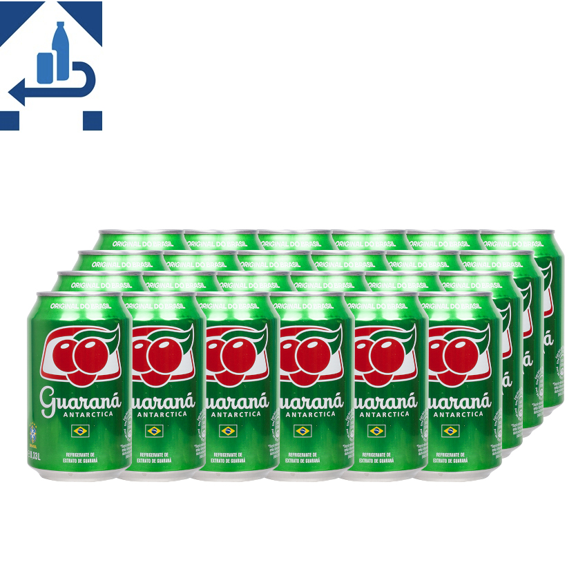 GUARANA ANTARTICA 24er Dose Sparpack -DPG- Guaraná Limona- Refrigerante Guaraná 24x330ml