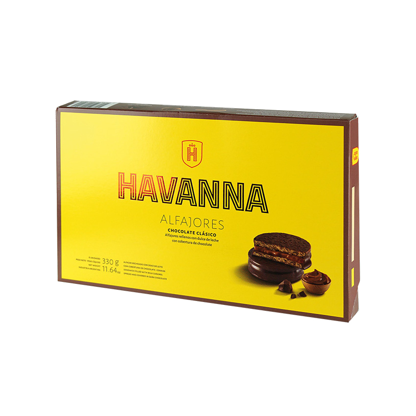 HAVANNA Milchkaramell/Schokoladen Bisquits (6er-Pack) - Alfajores Chocolate (Pack de 6) 330g