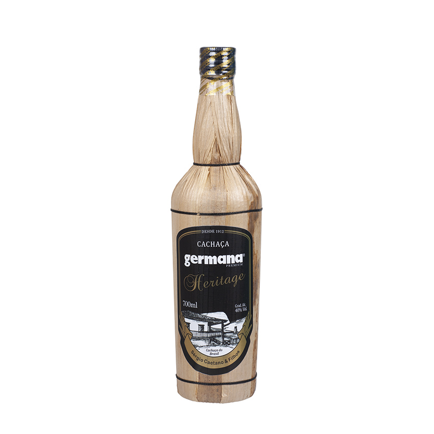 GERMANA Heritage Zuckerrohrschnaps - Cachaça Premium, 700ml, 40% vol.