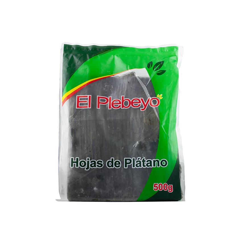 EL PLEBEYO Bananenblätter, Tiefkühlprodukt - Hojas de Plátano congeladas, 500g