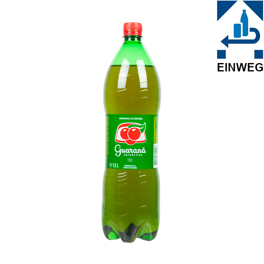 Guaraná ANTARCTICA Erfrischungsgetränk PET Flasche -DPG- Refrigerante de Guaraná Garrafa 1,5L