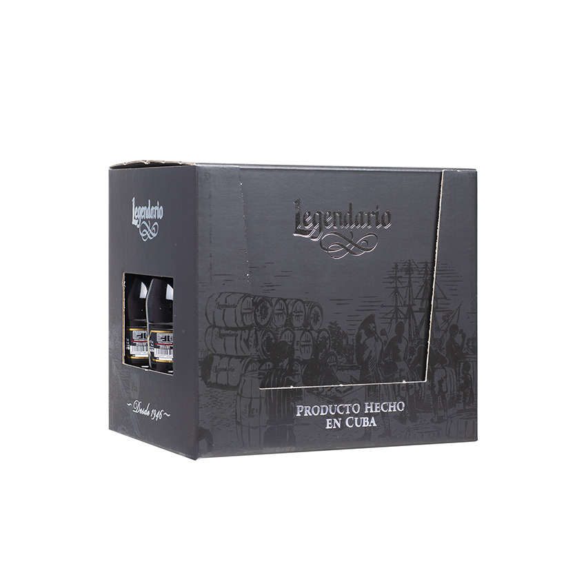 LEGENDARIO Añejo 9 Años - Brauner Rum, Miniaturflasche 50ml, 40% vol