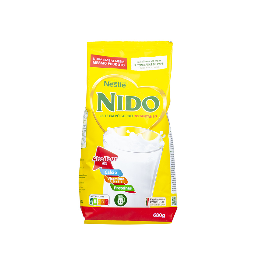 NESTLÉ Nido Whole Milk Powder - Leite em Pó, 680g 