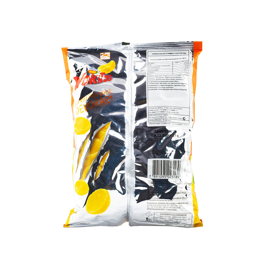 YOKI Yokitos - Salgadinho de Milho Sabor Queijo, 54g