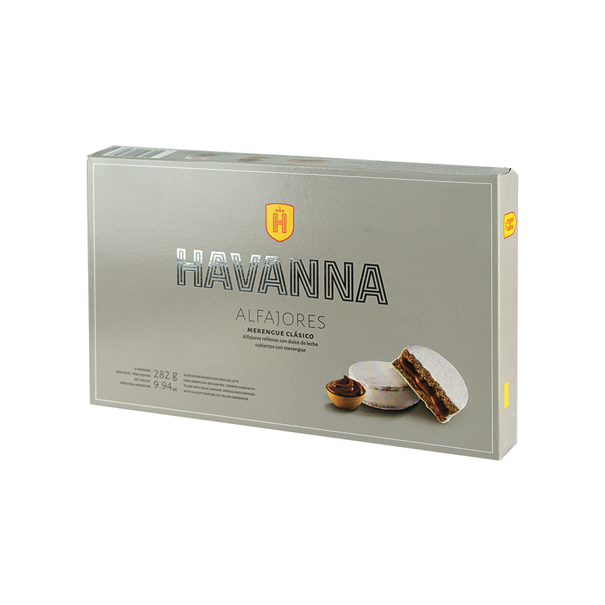 HAVANNA Milchkaramell/Baiser Bisquits (6er-Pack) - Alfajores Merengue (Pack de 6) 282g
