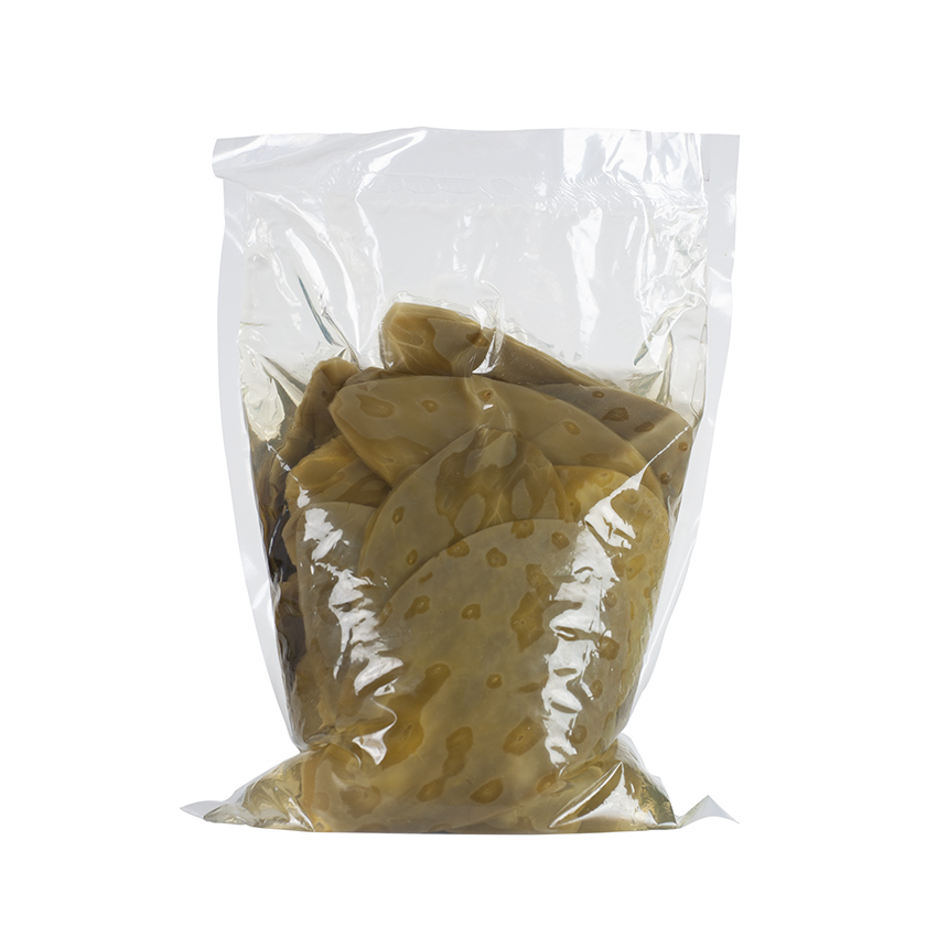 AZTECA Kaktusblätter in Salzlake - Nopales Enteros en Salmuera, 1kg - Abtropfgewicht 600g