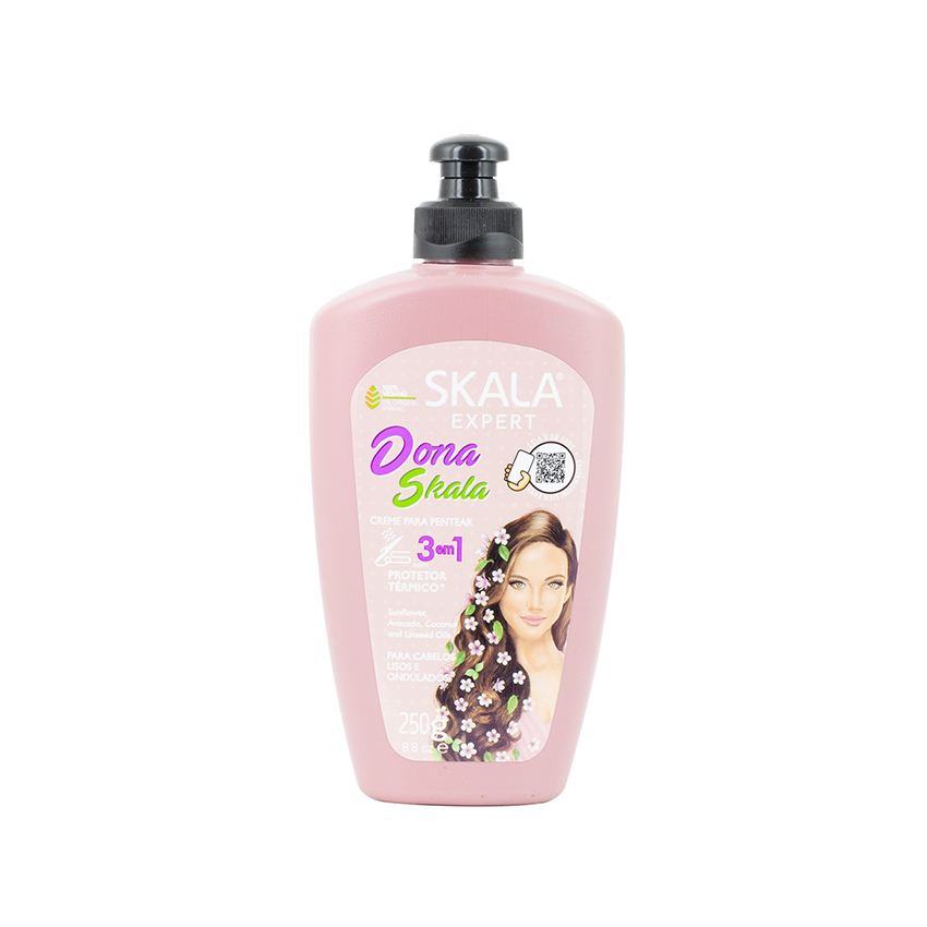 SKALA Expert Dona Skala - 3-in-1 Conditioner - Creme para Pentear 3 em 1, 250g