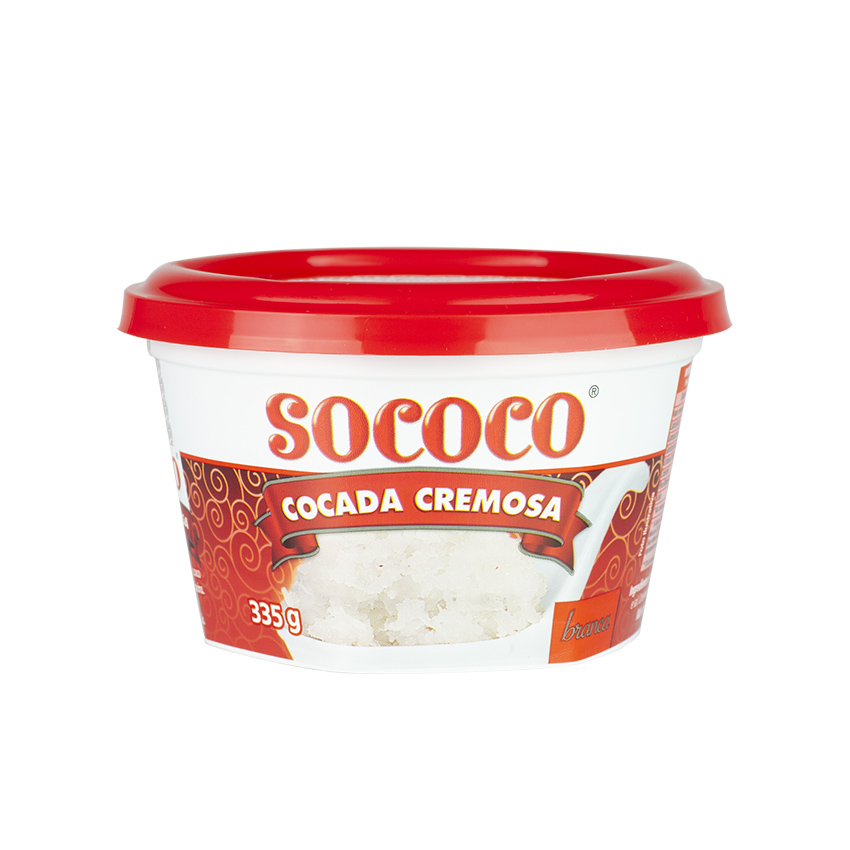 Cocada Cremosa Branca SOCOCO 335g - MHD 10.06.2026