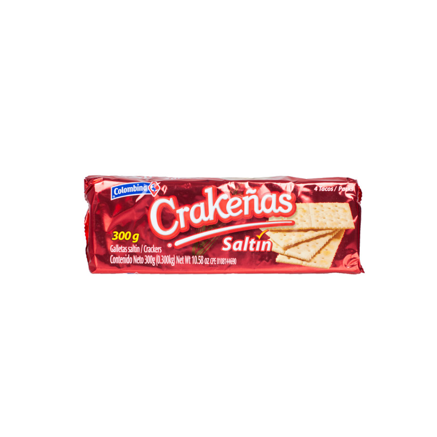 COLOMBINA Crakeñas Saltin - Salzcrackers - Galletas Saladas, 300g