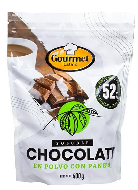 GOURMET LATINO Schokoladenpulver mit braunem Zucker - Chocolate en Polvo con Panela, 400g